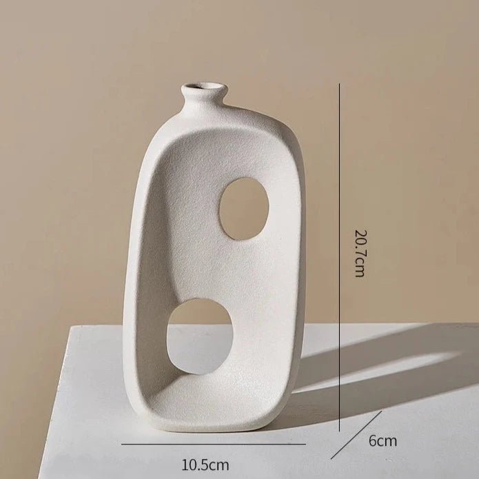 Modern Abstract Hollow Design Vase - The House Of BLOC