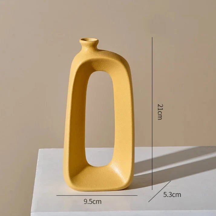 Modern Abstract Hollow Design Vase - The House Of BLOC