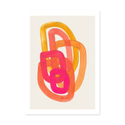 Modern Abstract Watercolour Wall Art Canvas Poster - The House Of BLOC