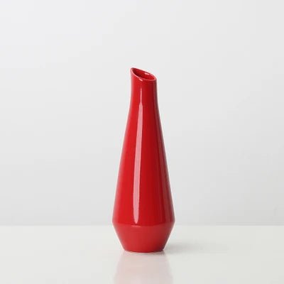 Modern Bright Solid Colour Porcelain Vase - The House Of BLOC
