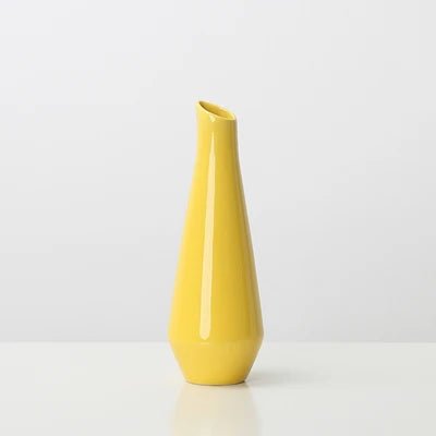 Modern Bright Solid Colour Porcelain Vase - The House Of BLOC