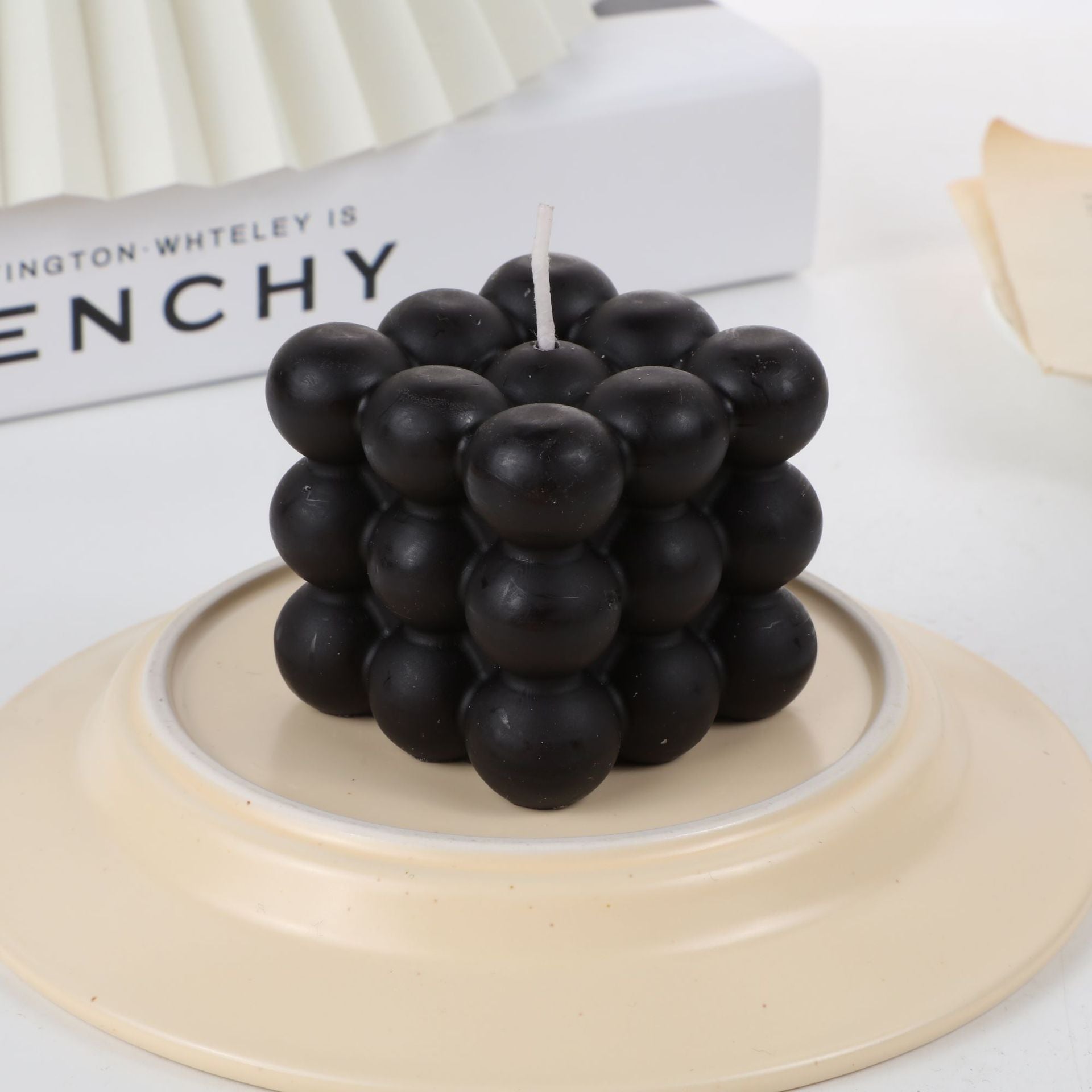 Modern Cube Bubble Decorative Candle - The House Of BLOC