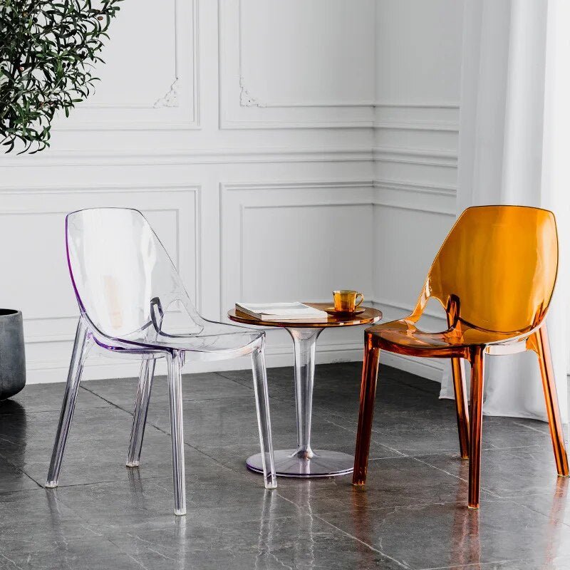 Modern Design Transparent Dining Room Chair - The House Of BLOC