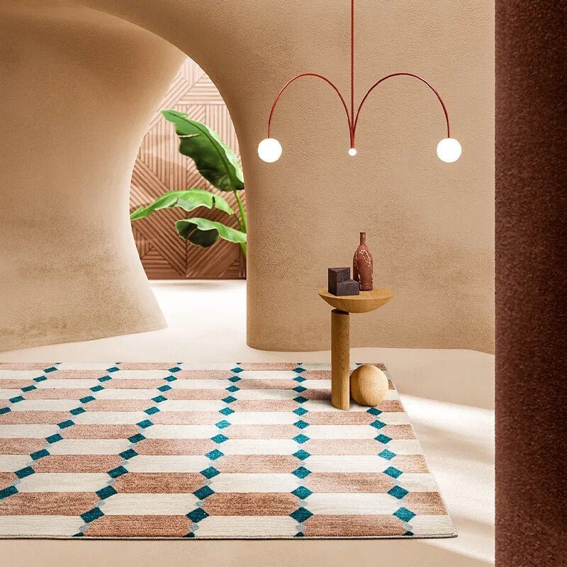 Modern Geometric Living Room Carpet - The House Of BLOC