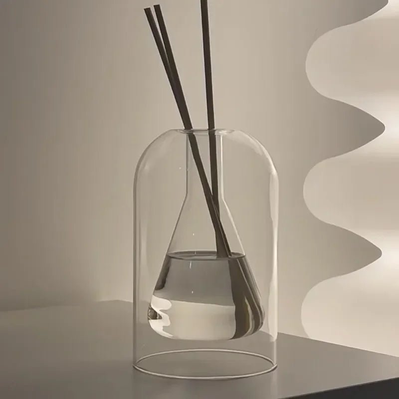 Modern Glass Aromatherapy Diffuser Bottle - The House Of BLOC