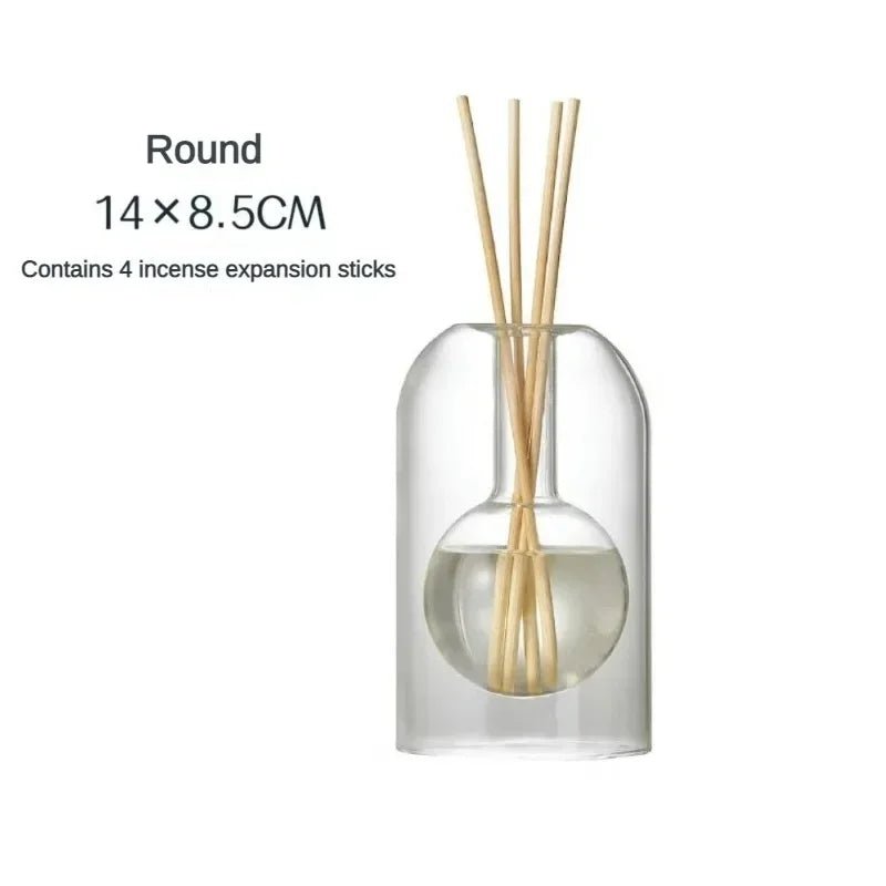 Modern Glass Aromatherapy Diffuser Bottle - The House Of BLOC