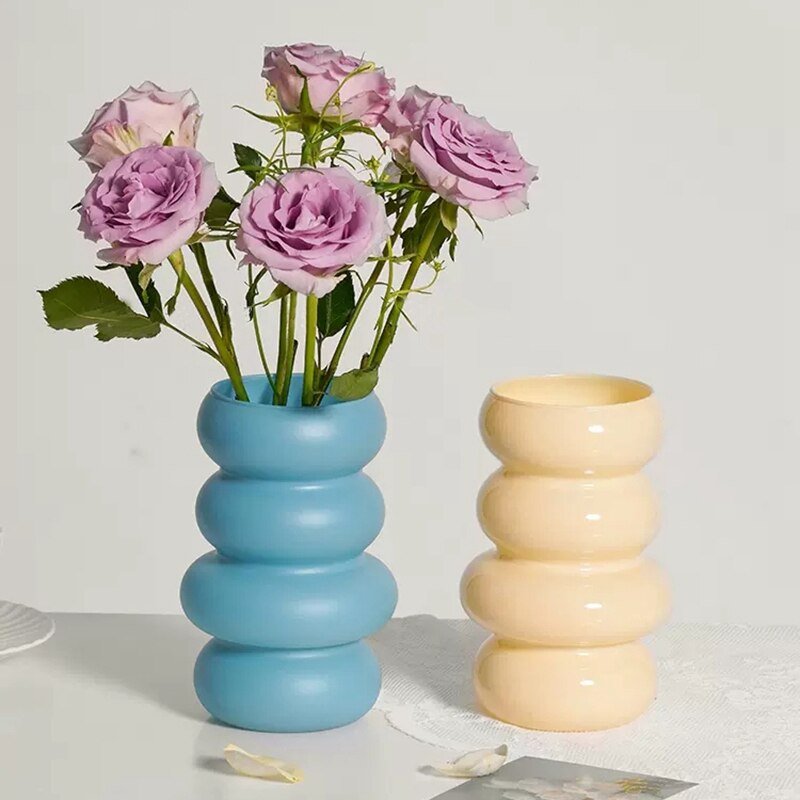 Modern Glass Flower Vase - The House Of BLOC