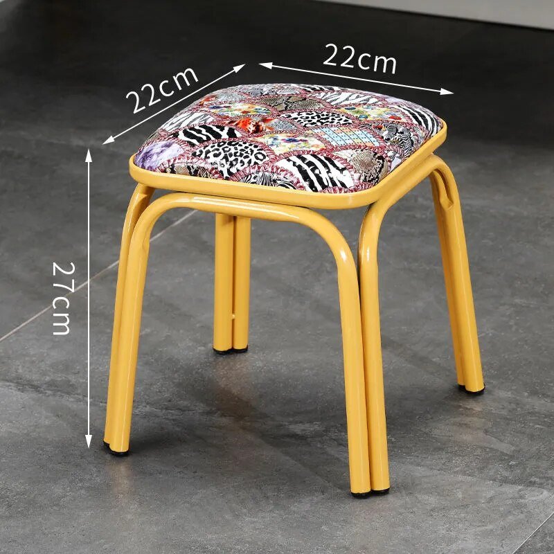 Modern Household Small Padded Stool - The House Of BLOC