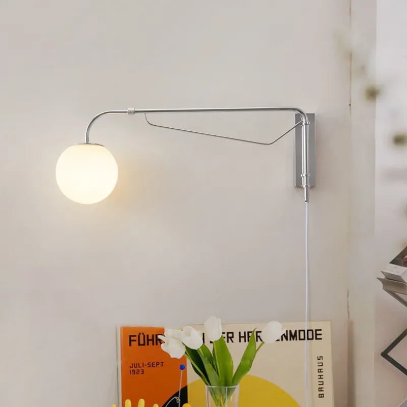 Modern LED Rocker Arm Wall Lamp - The House Of BLOC