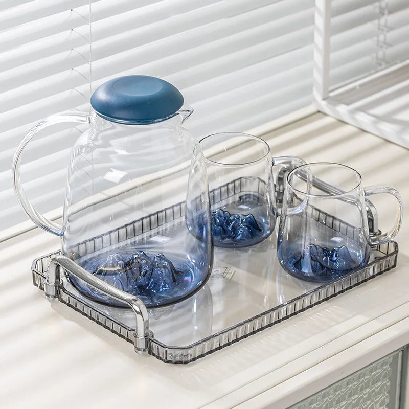 Modern Light Luxury Glass Mug Set - The House Of BLOC