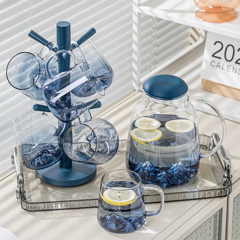 Modern Light Luxury Glass Mug Set - The House Of BLOC