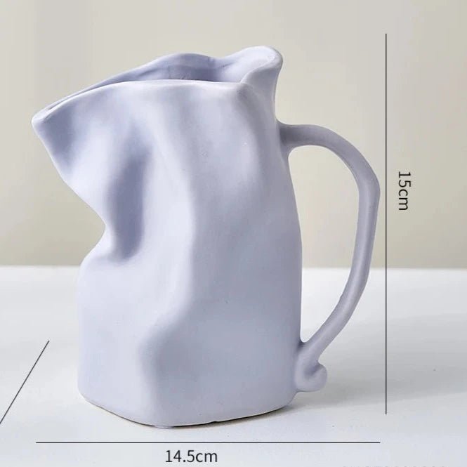 Modern Minimalist Irregular Ceramic Vase - The House Of BLOC