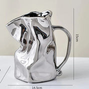Modern Minimalist Irregular Ceramic Vase - The House Of BLOC