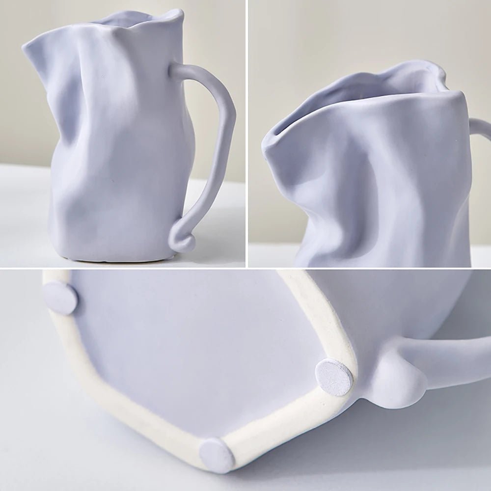 Modern Minimalist Irregular Ceramic Vase - The House Of BLOC