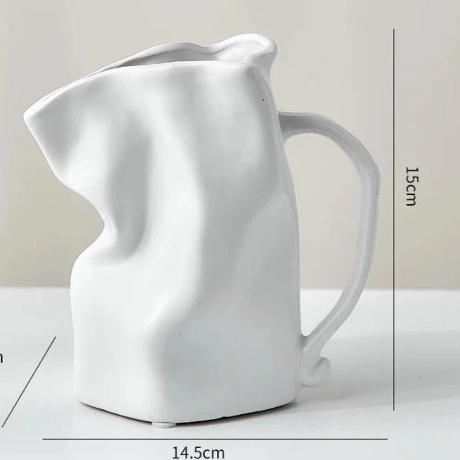 Modern Minimalist Irregular Ceramic Vase - The House Of BLOC