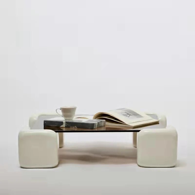 Modern Style Transparent Gloss Low Coffee Table - The House Of BLOC