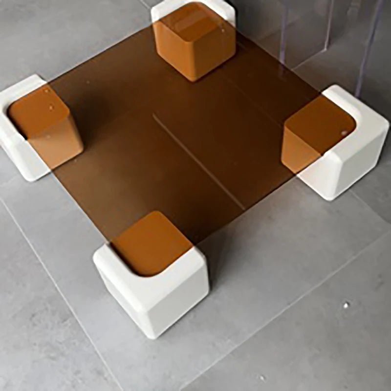 Modern Style Transparent Gloss Low Coffee Table - The House Of BLOC