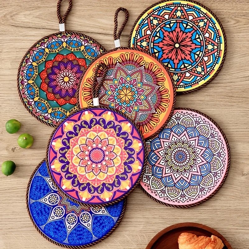 Moroccan Style Pattern Ceramic Coaster - The House Of BLOC