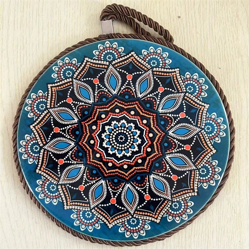 Moroccan Style Pattern Ceramic Coaster - The House Of BLOC