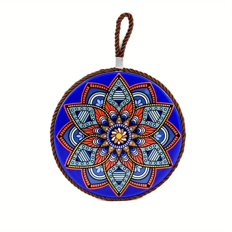 Moroccan Style Pattern Ceramic Coaster - The House Of BLOC