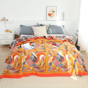 Nordic Boho Cotton Throw Blanket - The House Of BLOC