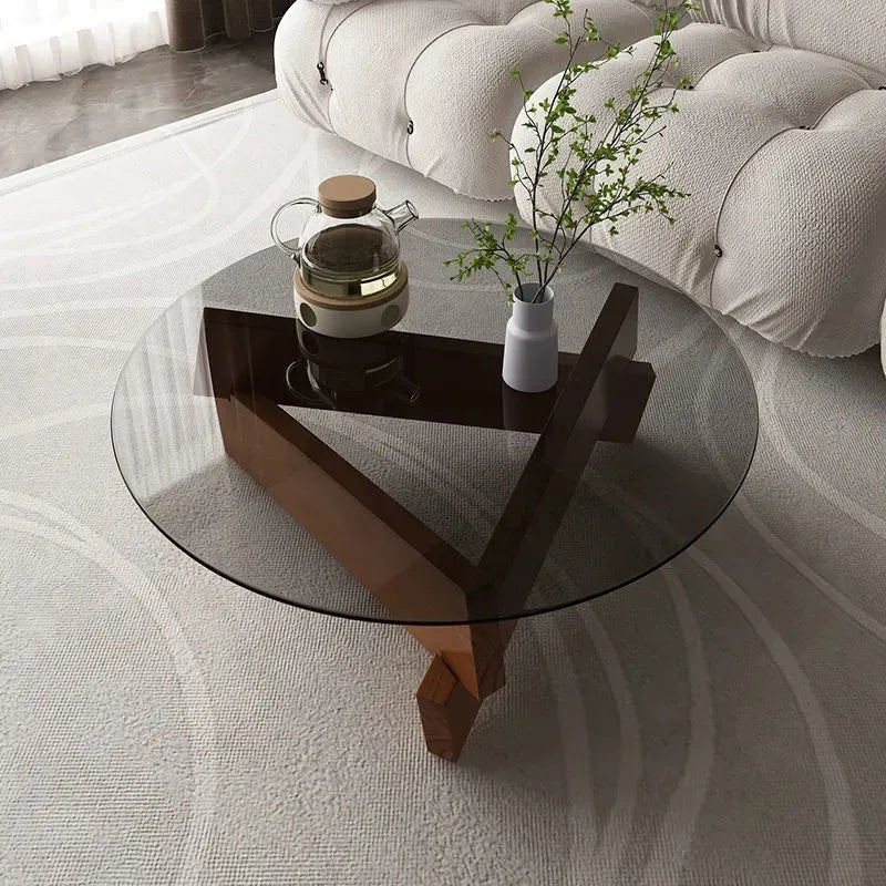Nordic Creative Solid Wood Coffee Table - The House Of BLOC