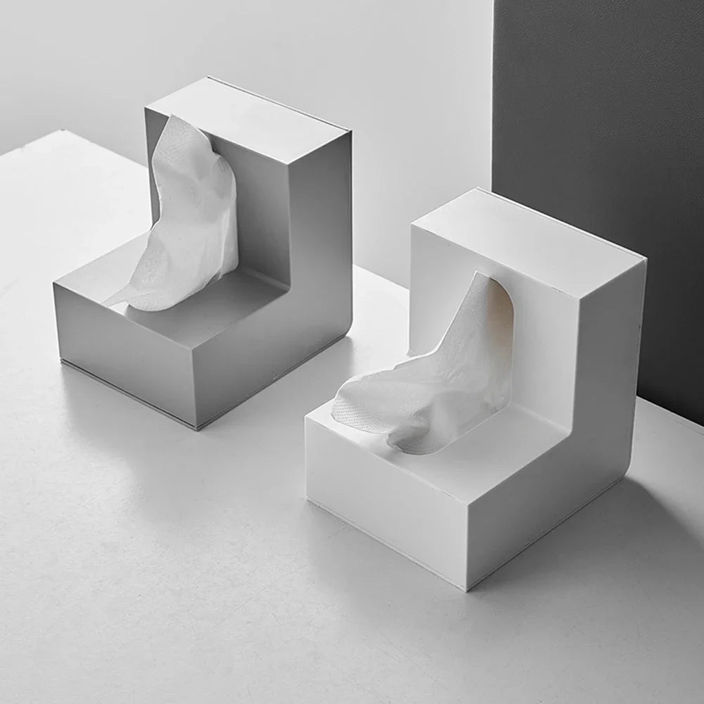 Nordic Style 'L' Shape Tissue Box - The House Of BLOC