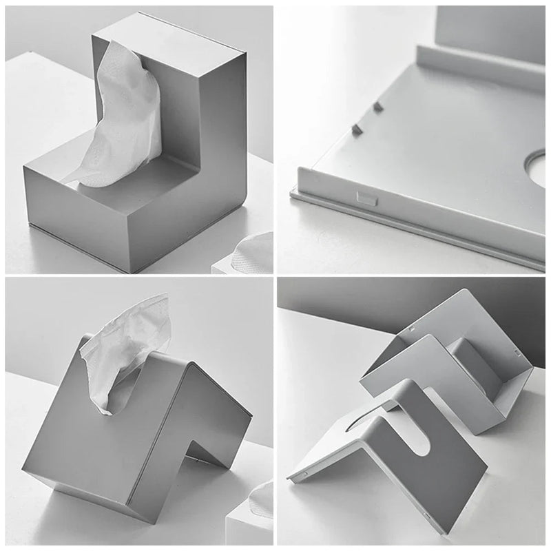 Nordic Style 'L' Shape Tissue Box - The House Of BLOC