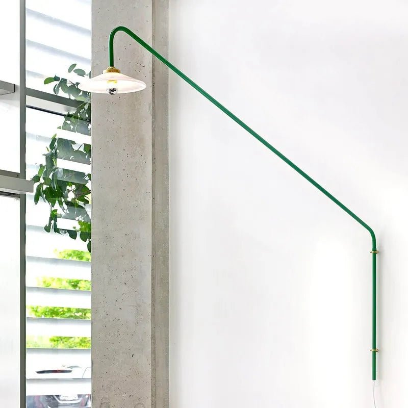 Nordic Style Long Pole Rotary Swing Arm Light - The House Of BLOC