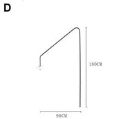 Nordic Style Long Pole Rotary Swing Arm Light - The House Of BLOC