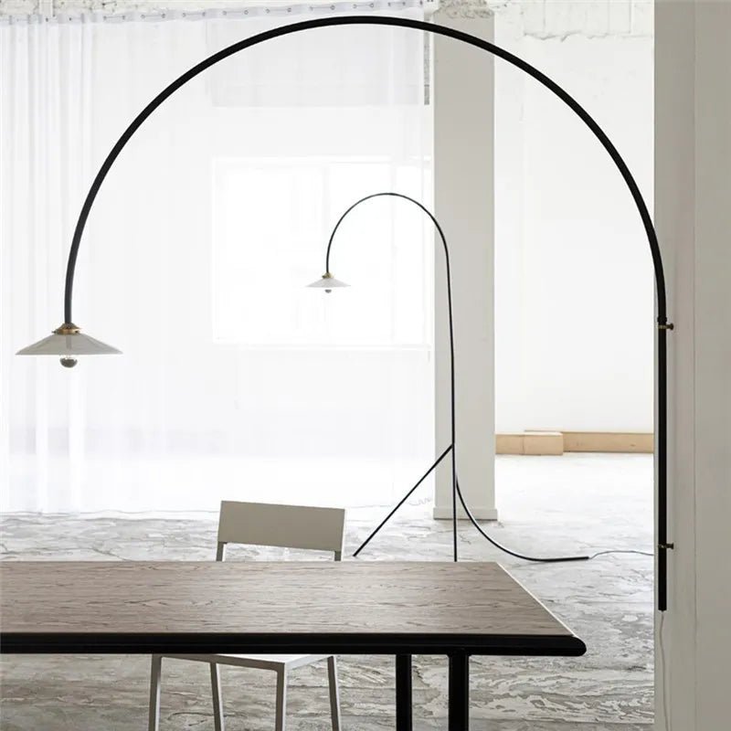 Nordic Style Long Pole Rotary Swing Arm Light - The House Of BLOC