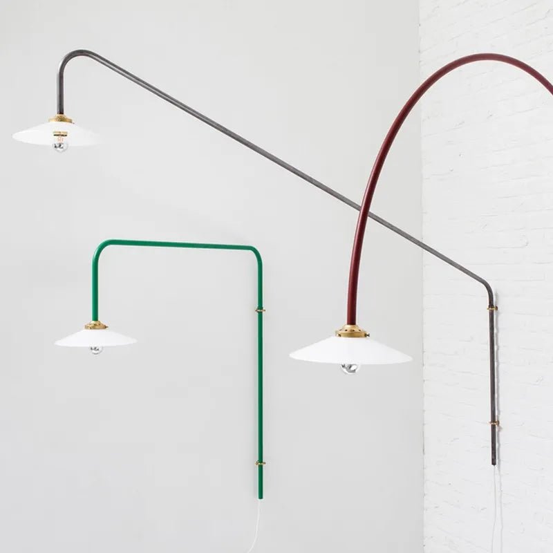 Nordic Style Long Pole Rotary Swing Arm Light - The House Of BLOC