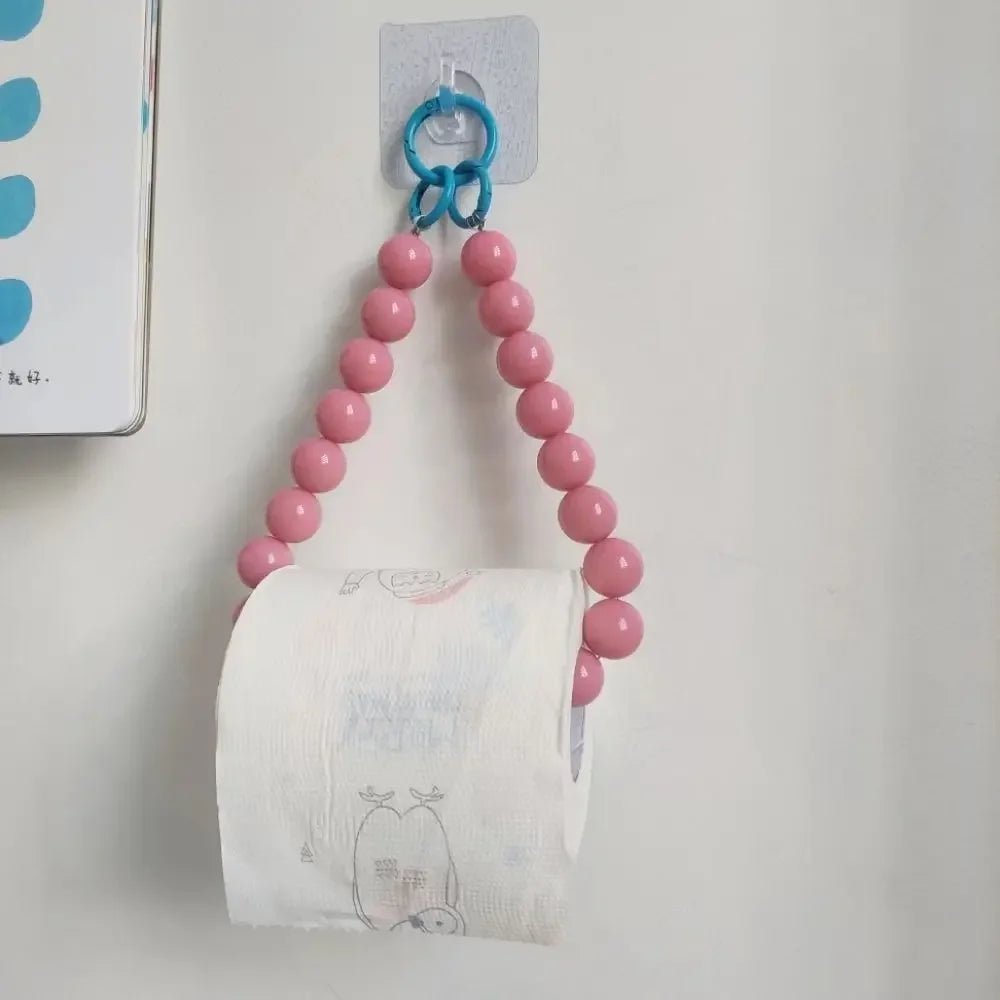 Novelty Beaded Hanging Toilet Roll Holder - The House Of BLOC