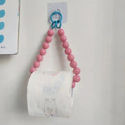 Novelty Beaded Hanging Toilet Roll Holder - The House Of BLOC