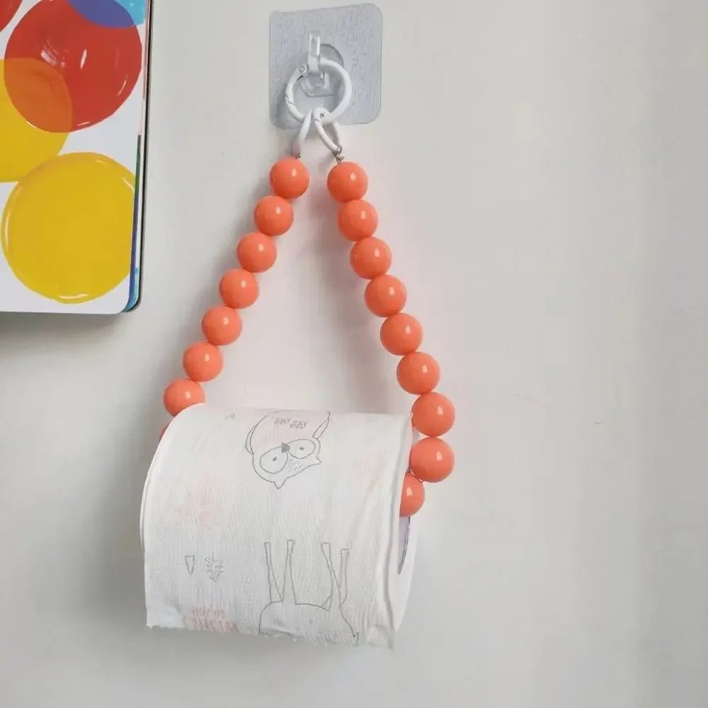Novelty Beaded Hanging Toilet Roll Holder - The House Of BLOC