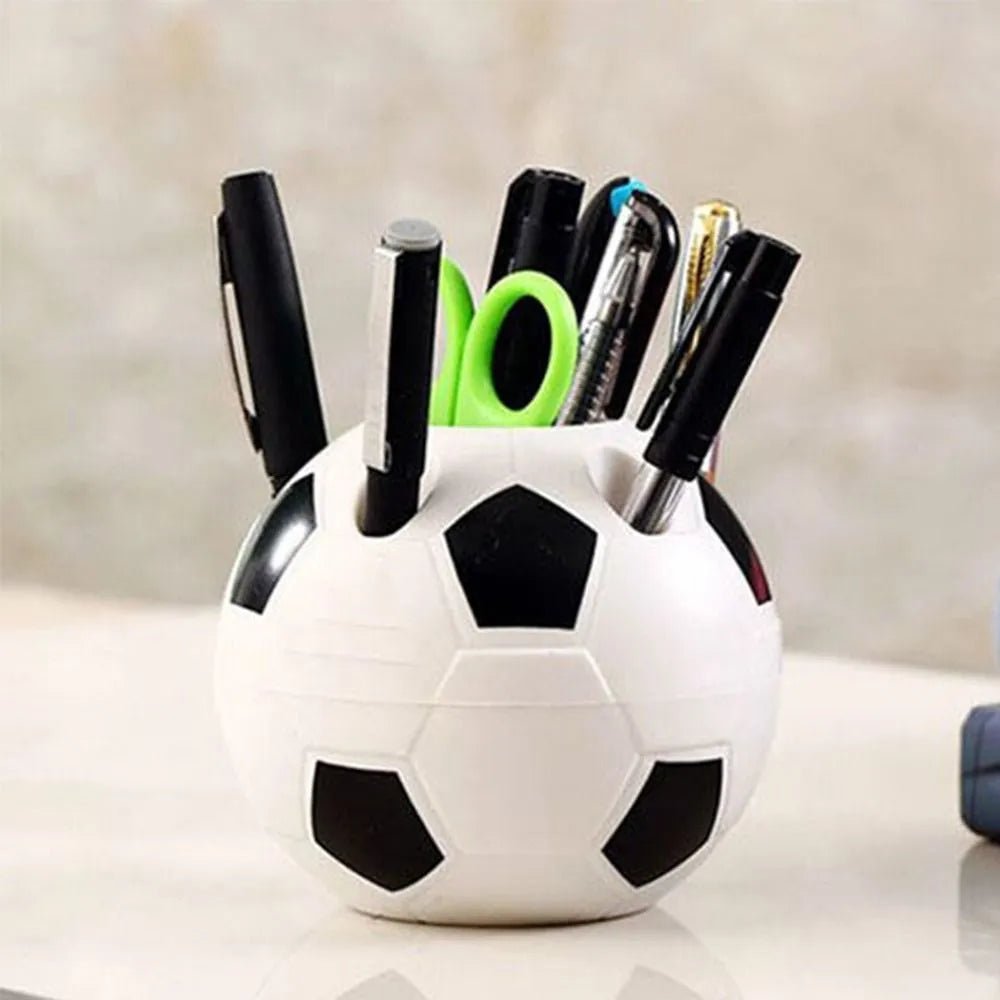Novelty Football Shaped Desktop Organiser - The House Of BLOC