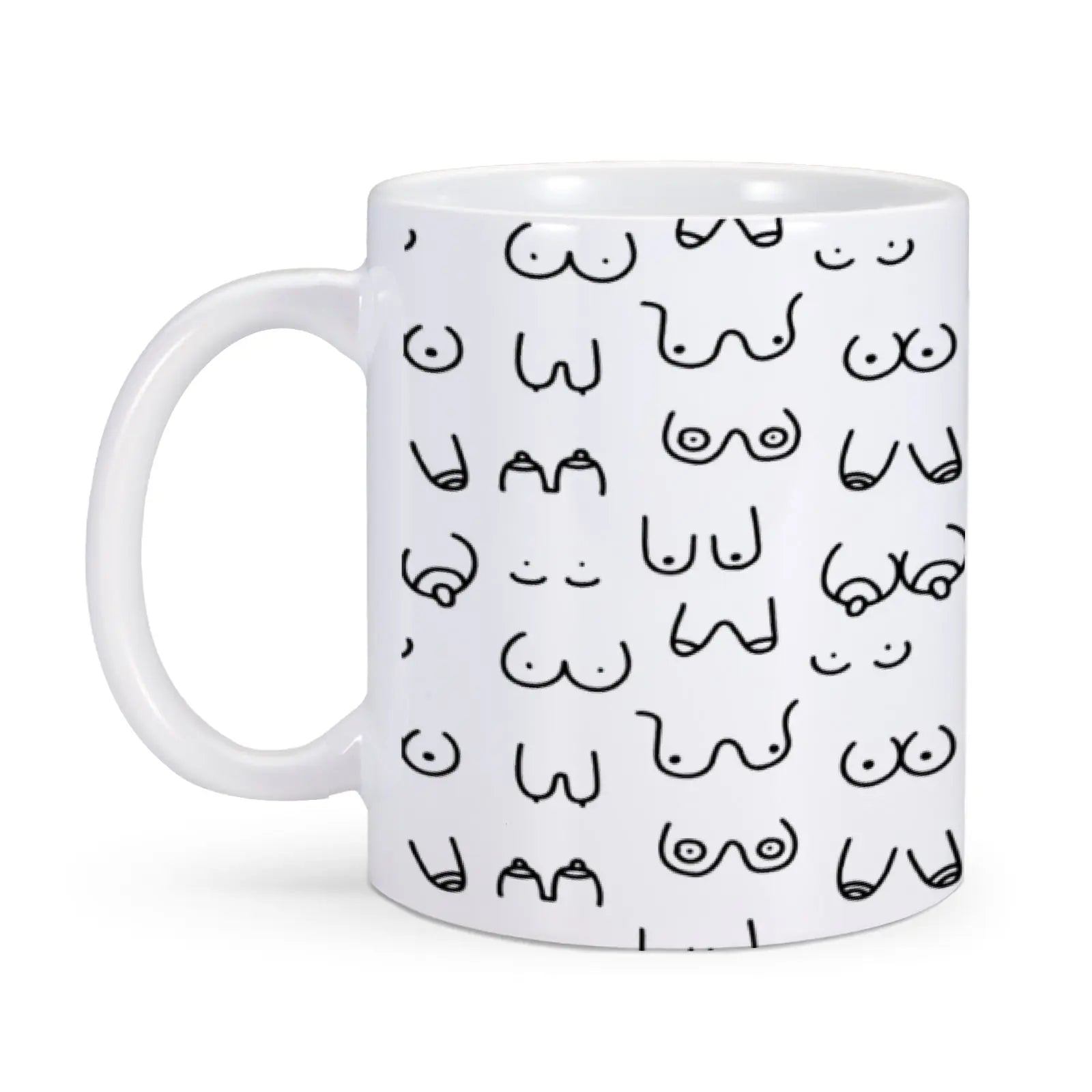 Novelty Funny Boobs Ceramic Coffee Mug - The House Of BLOC