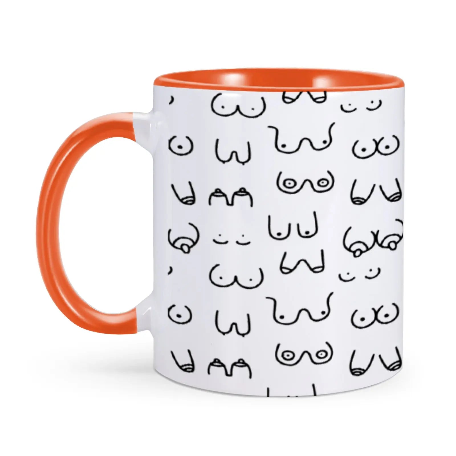 Novelty Funny Boobs Ceramic Coffee Mug - The House Of BLOC