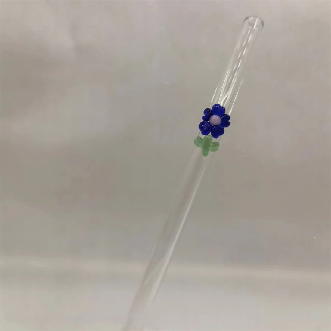 Novelty Heart Shape Glass Drinking Straw - The House Of BLOC