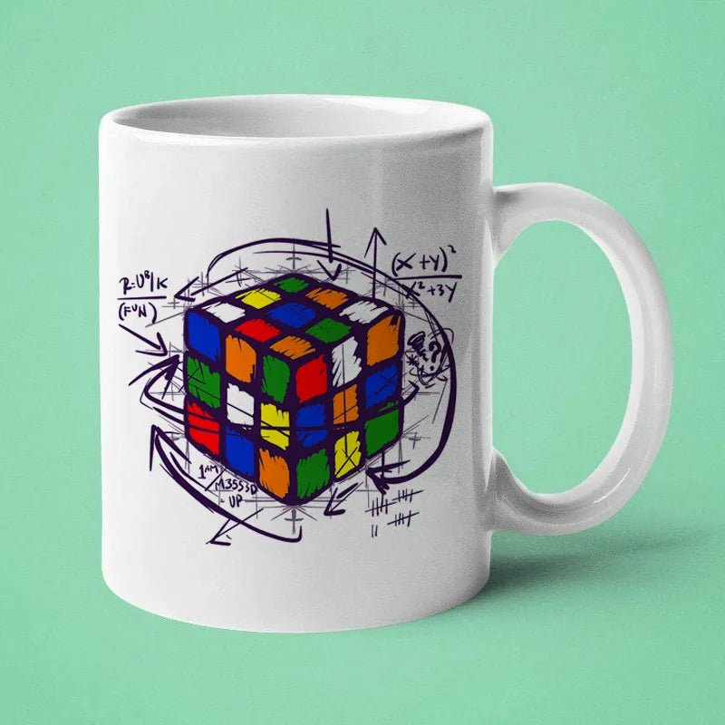 Novelty Puzzle Cube Ceramic Coffee Mug - The House Of BLOC