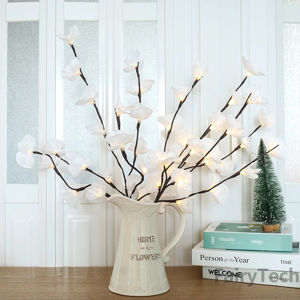 Orchid Branch LED Fairy Light Garland - The House Of BLOC