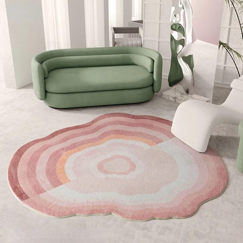 Pastel Cloud Shaped Soft Living Room Rug - The House Of BLOC