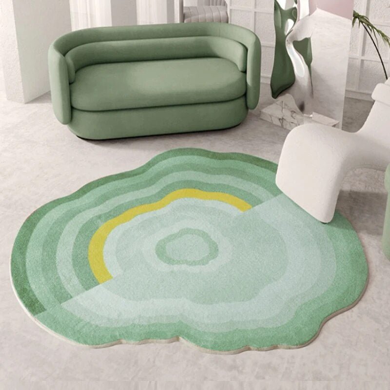 Pastel Cloud Shaped Soft Living Room Rug - The House Of BLOC