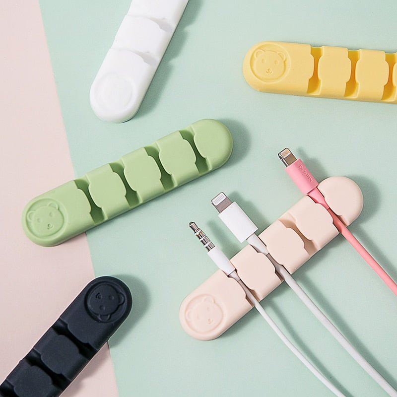 Pastel Coloured Cable Organiser Clip - The House Of BLOC
