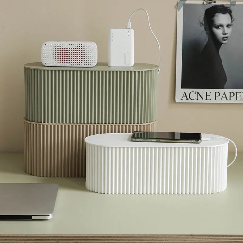 Pastel Coloured Cable Storage Organiser - The House Of BLOC