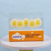 Pastel Coloured Daisy Flower Candle Set - The House Of BLOC