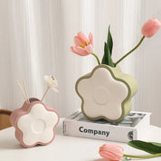 Pastel Coloured Flower Shape Ceramic Vase - The House Of BLOC