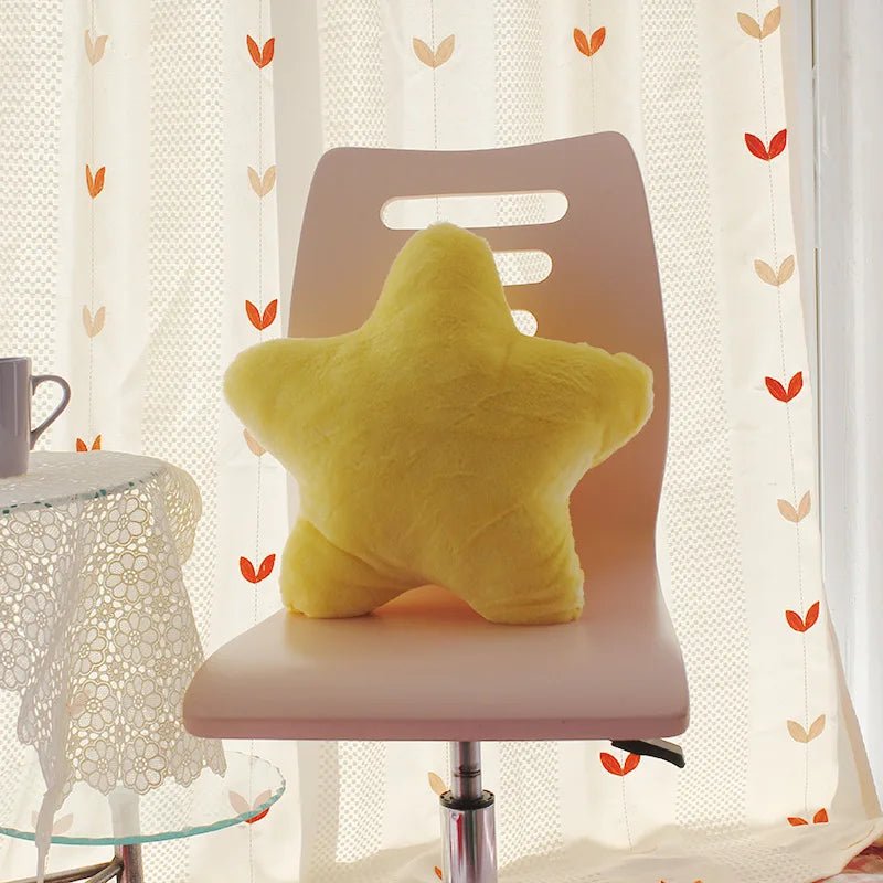 Pastel Coloured Star Shape Soft Cushion - The House Of BLOC