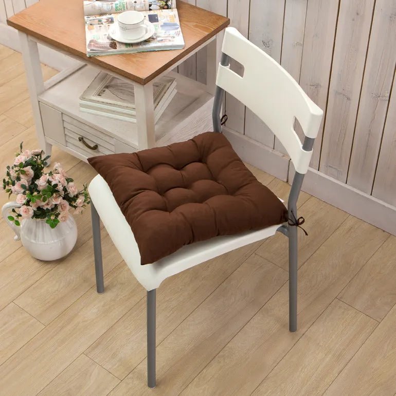 Pearl Cotton Square Chair Cushion - The House Of BLOC