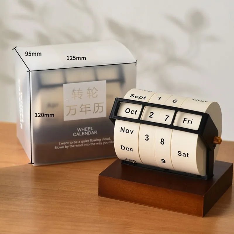 Perpetual Wheel Desk Calendar - The House Of BLOC